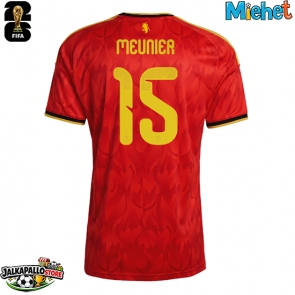 Belgia Thomas Meunier #15 Kotipaita MM-kisat 2026 Lyhythihainen